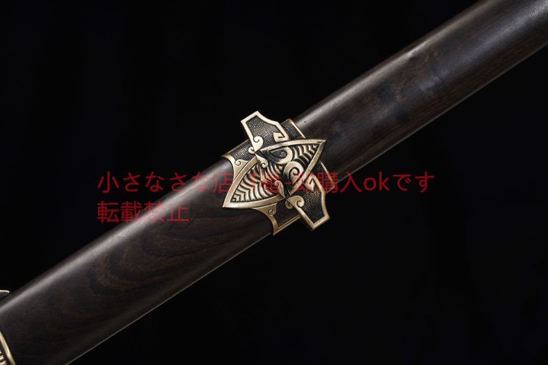 問セミ戦剣模様鋼千眼紋焼刃 古兵器 武具 刀装具 日本刀 模造刀 居合刀