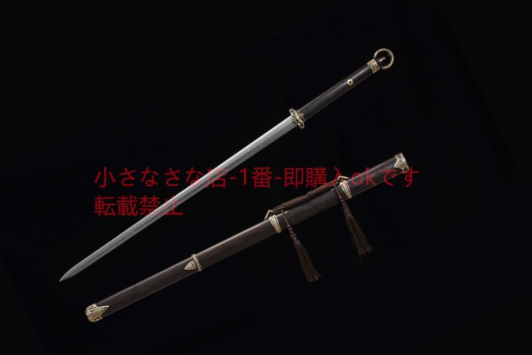 問セミ戦剣模様鋼千眼紋焼刃 古兵器 武具 刀装具 日本刀 模造刀 居合刀