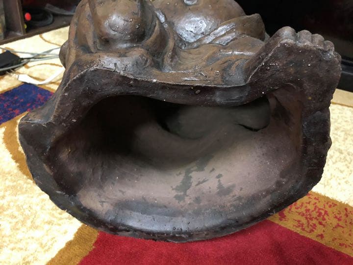 古い備前焼置物 ☆骨董品