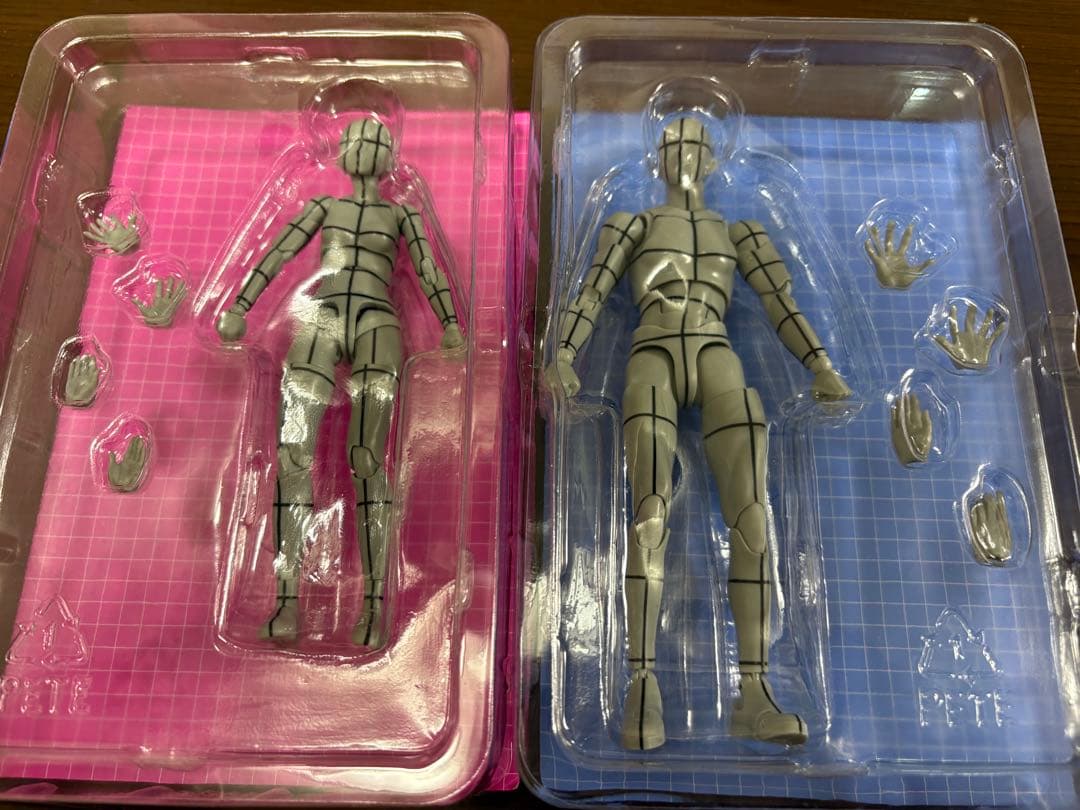 ボディくん ボディちゃん スポーツEdition ½ハンドモデル セット