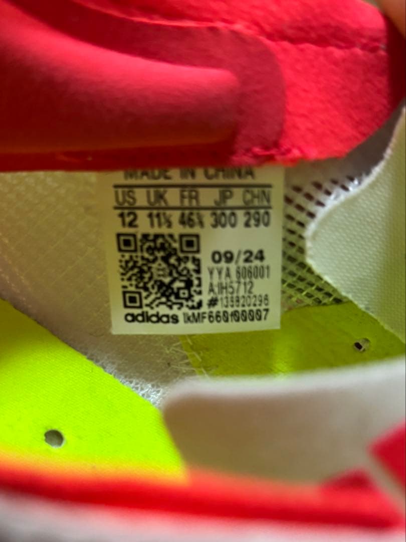 adidas Adizero US12 アディゼロタクミセン10 30cm