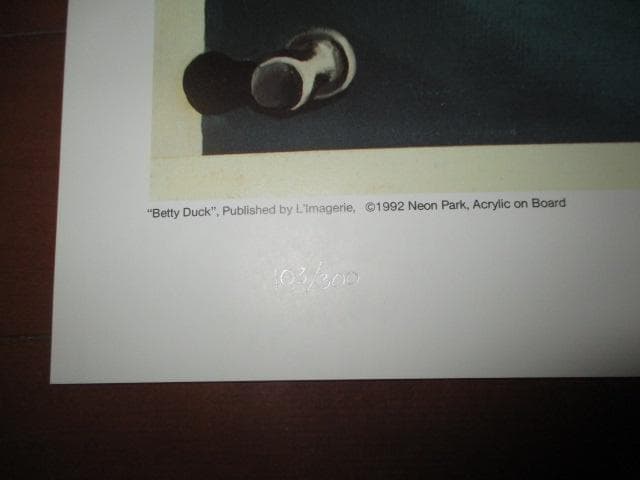 コレクション little feat neon park betty duck (RARE)