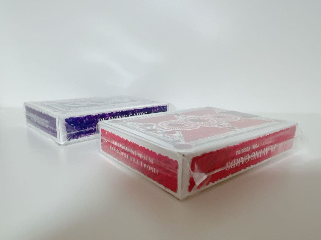 【吉田ユニ】PLAYING CARDS トランプ　赤紫 (POKER SIZE)