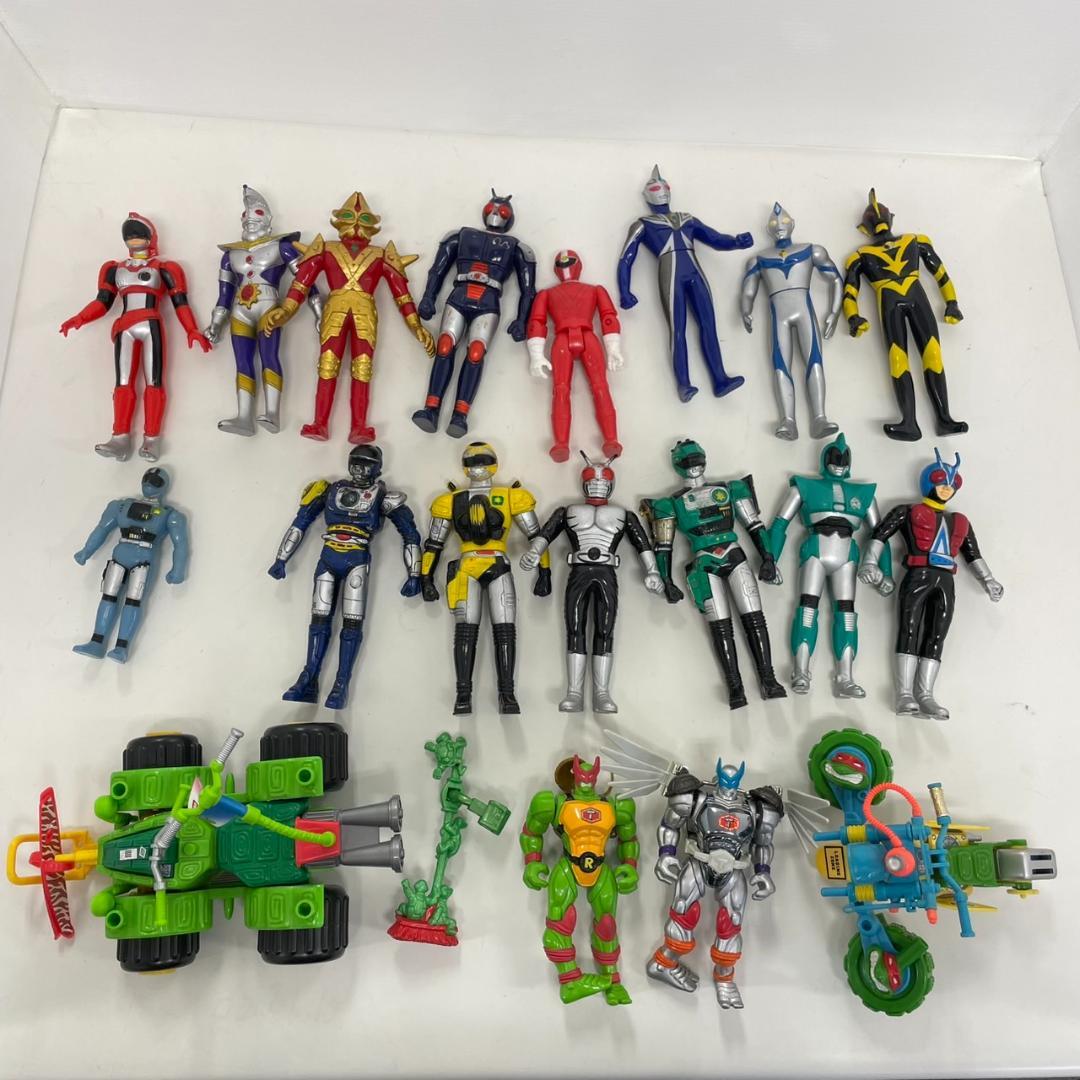 BANDAI ソフビ人形まとめ ウルトラマン 怪獣 仮面ライダー 特撮