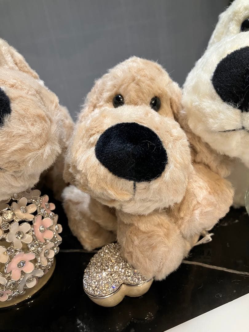 ★保留中★【新品未使用・ラスト１匹・日本製】子犬のるーくMサイズ　モカ