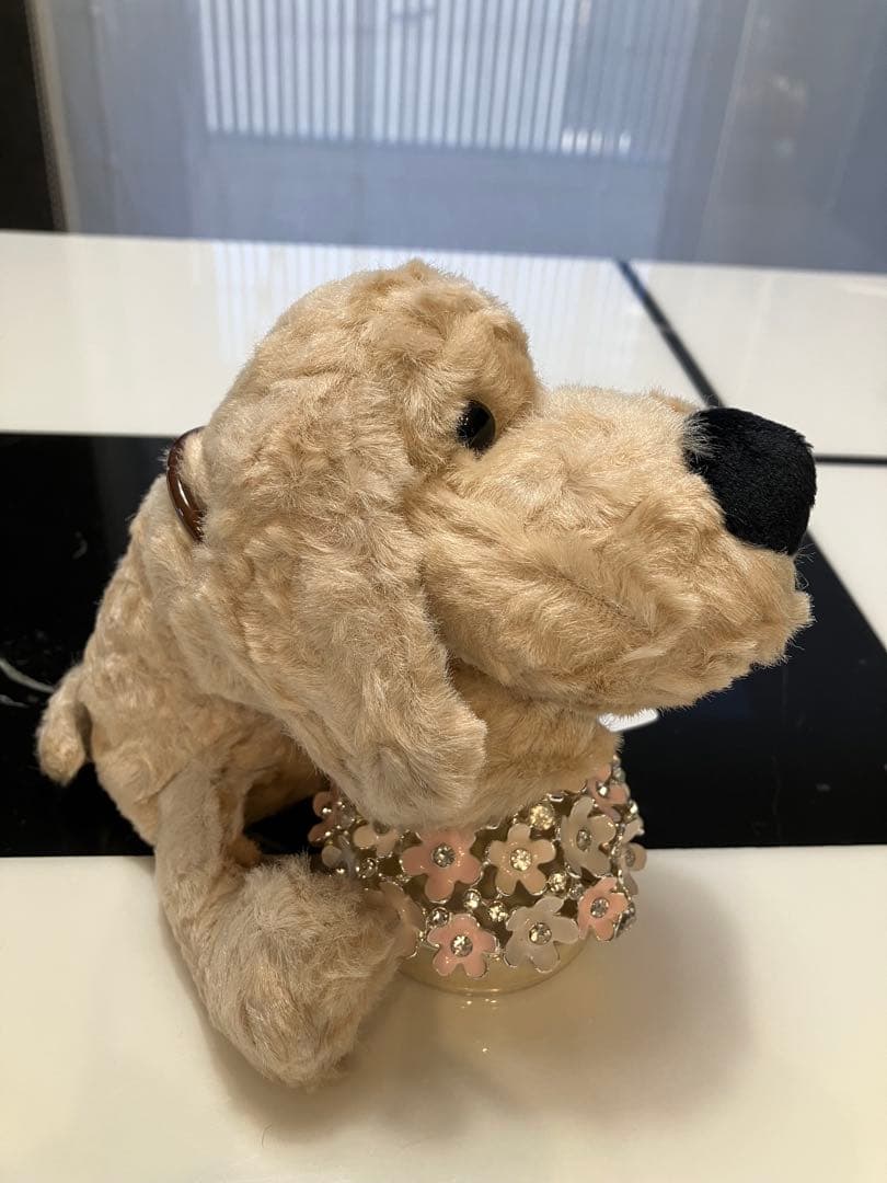 ★保留中★【新品未使用・ラスト１匹・日本製】子犬のるーくMサイズ　モカ