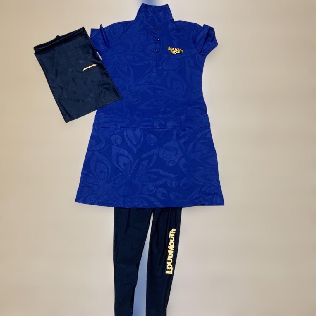 LOUDMOUTH ゴルフワンピース M ネイビー 3点セット