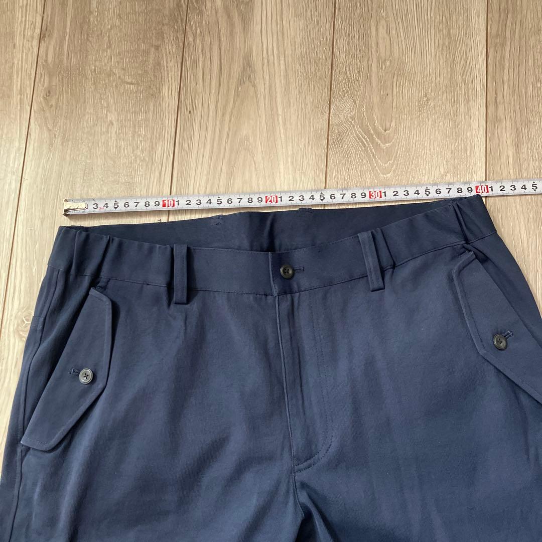 【美品】BEAMS GOLF ネイビー パンツ　ビームスゴルフ　ロゴ　ストレッチ