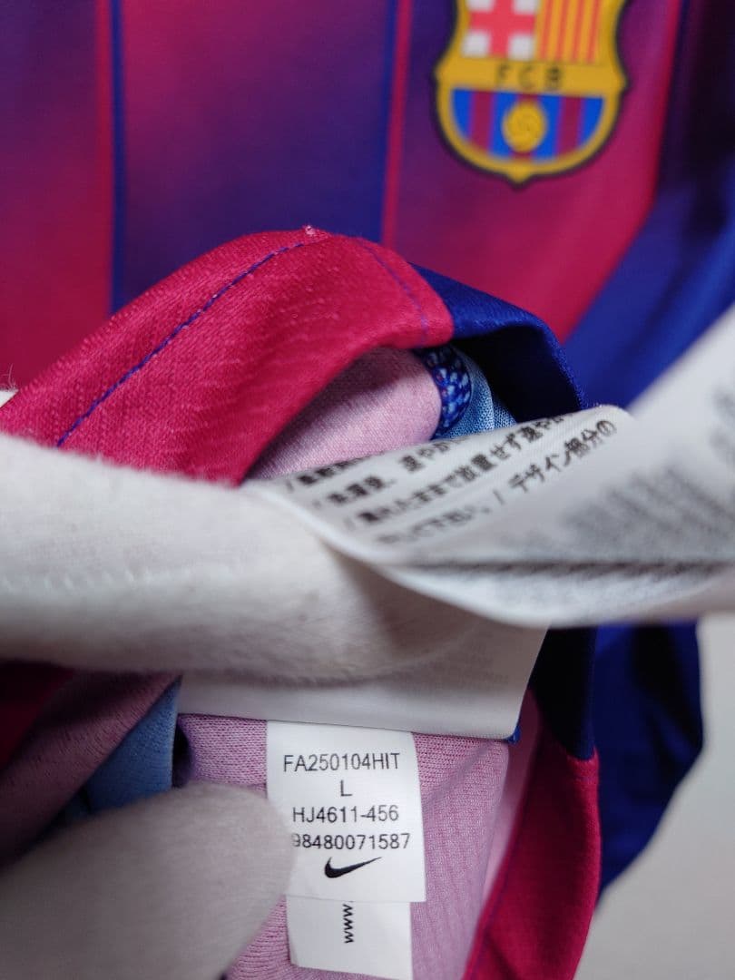 NIKE　2025〜26 FCバルセロナ　レヴァンドフスキ　CL仕様