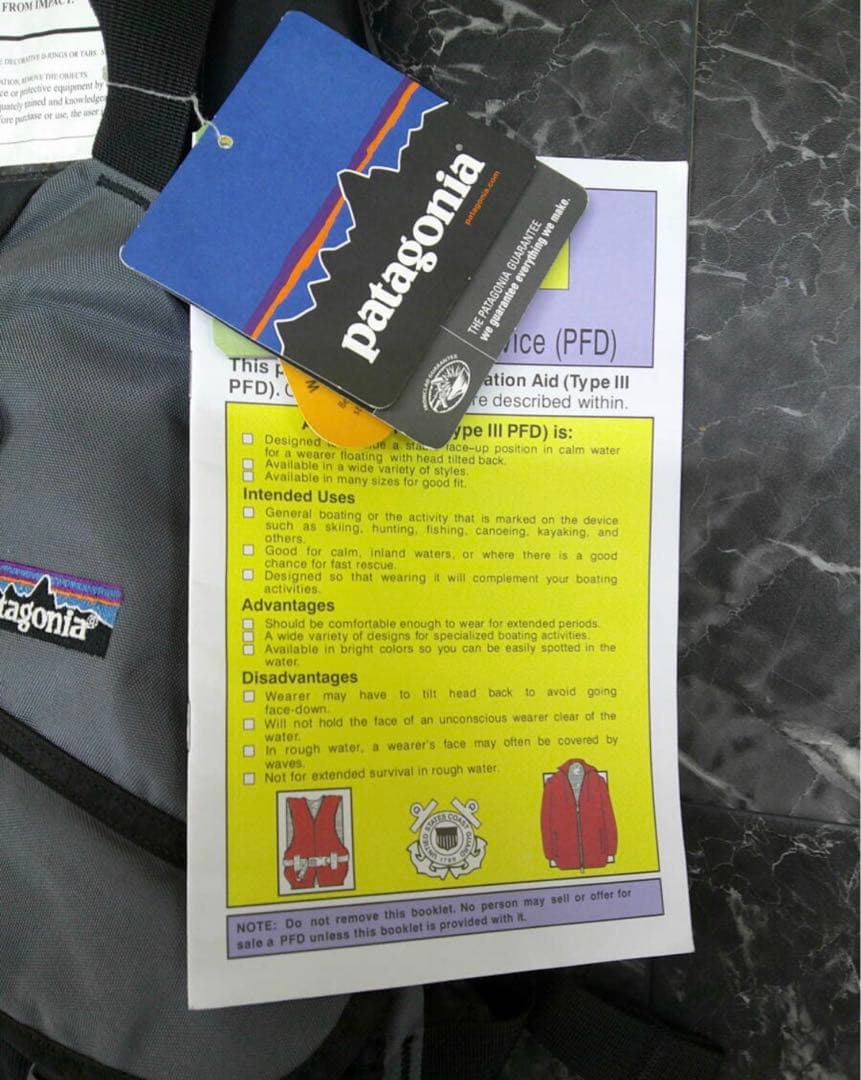 patagonia パタゴニア PFD ベスト ライフジャケット 廃番品