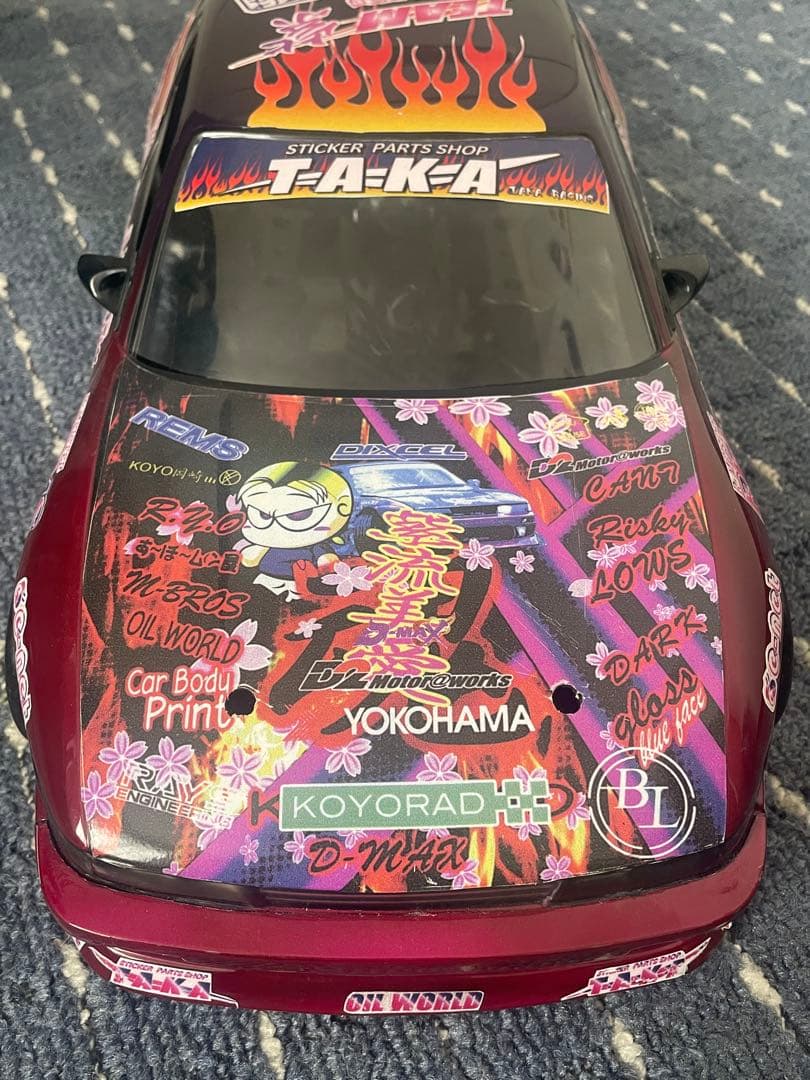 ラジコンボディ S13 シルビア 中村直樹仕様