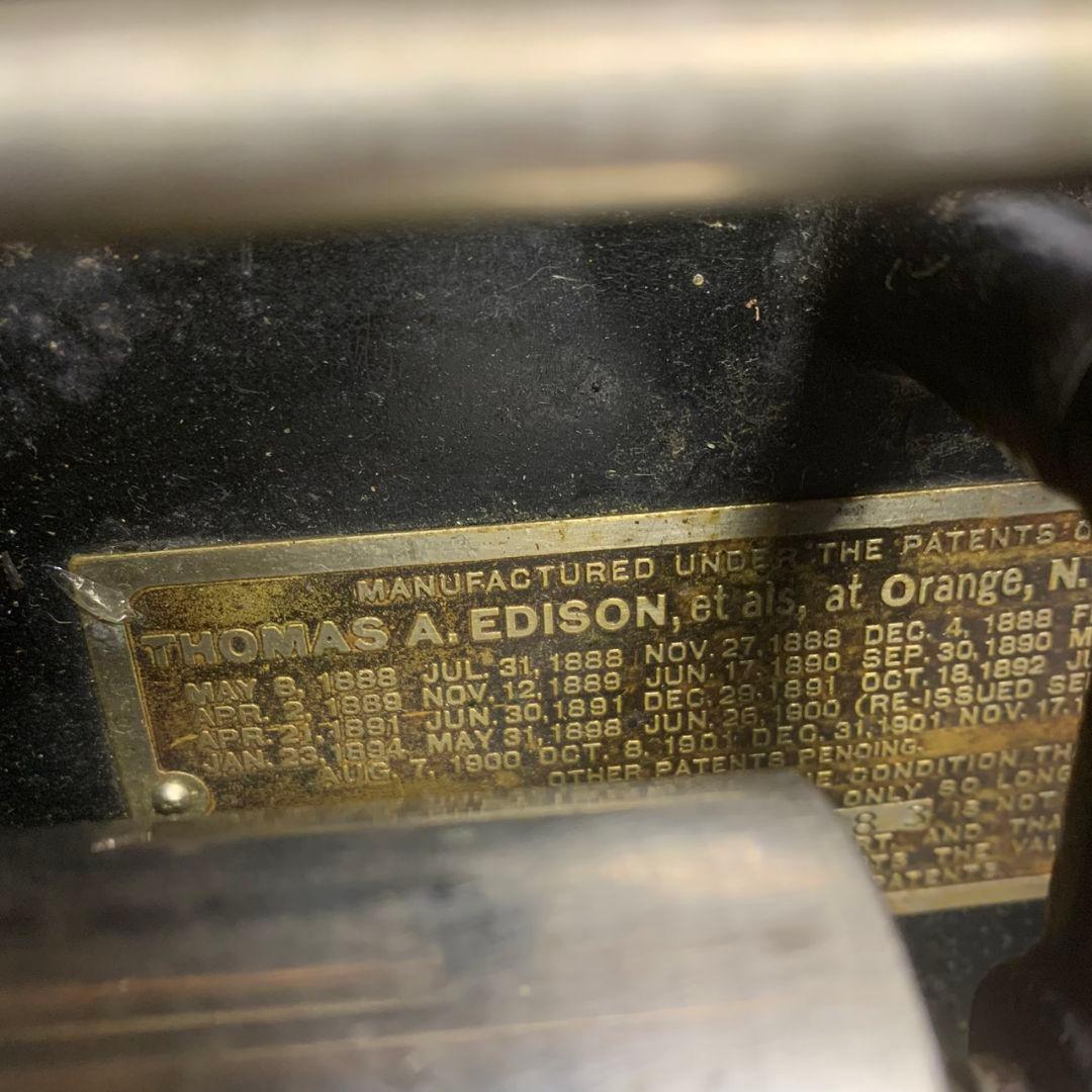 K637 エジソン Edison 蓄音機 ※現状品
