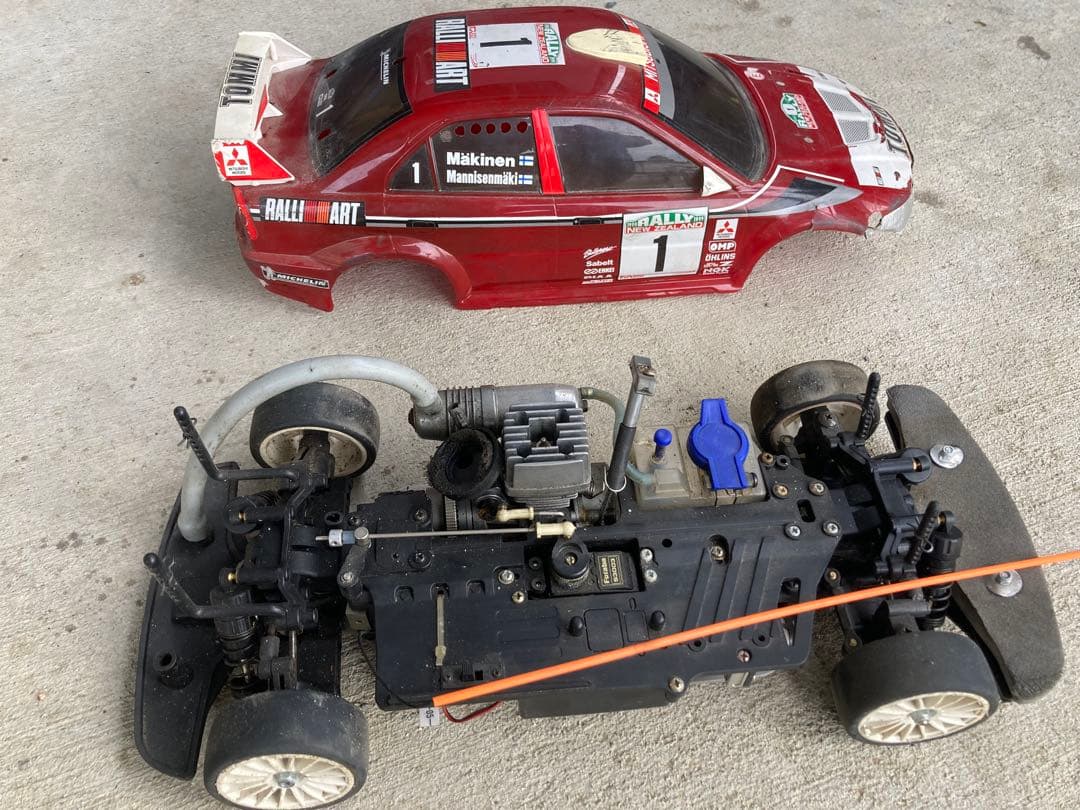 エンジンカー　ラジコン　2台セット 状態不明　ジャンク