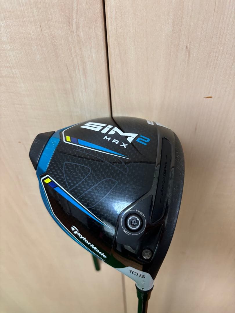 テイラーメイドSIM2MAX DR カスタムtensei1K blue 60S