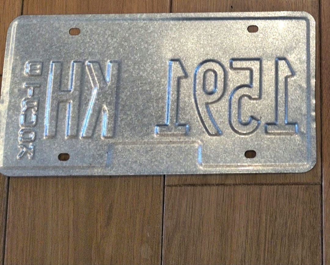 アメリカ 実物 ナンバープレート Illinois TRUCK ビンテージ