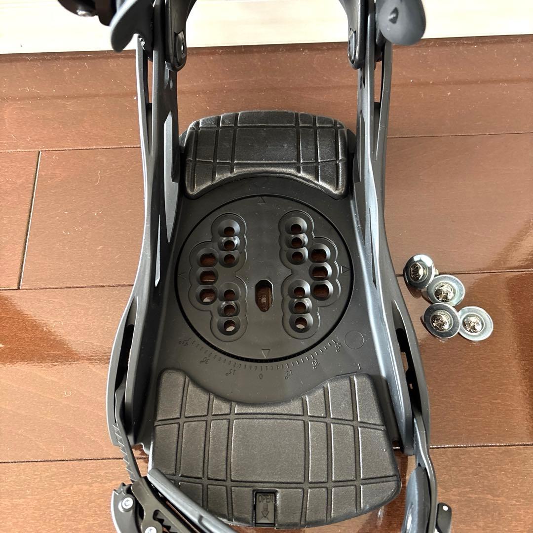 kissmark スノーボード ビンディング ユニセックスMサイズ ブラック