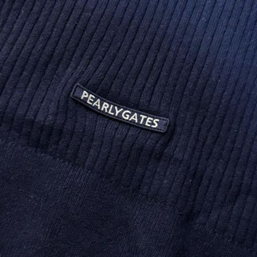 極美品✨ パーリーゲイツ ニット プルオーバー カシミヤ ハイネック 6 XL