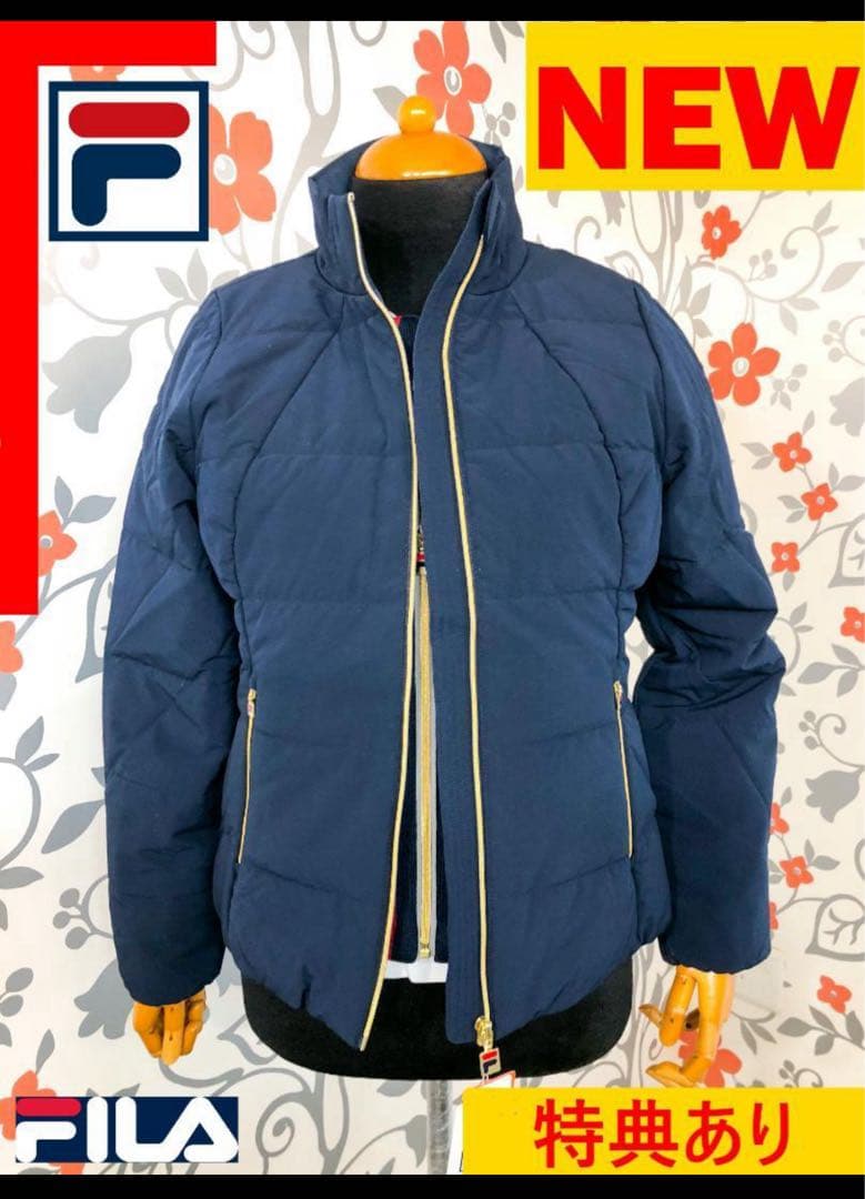【新品】FILA ダウン ジャケット〈特典有〉フィラ テニスウェア 防寒 L