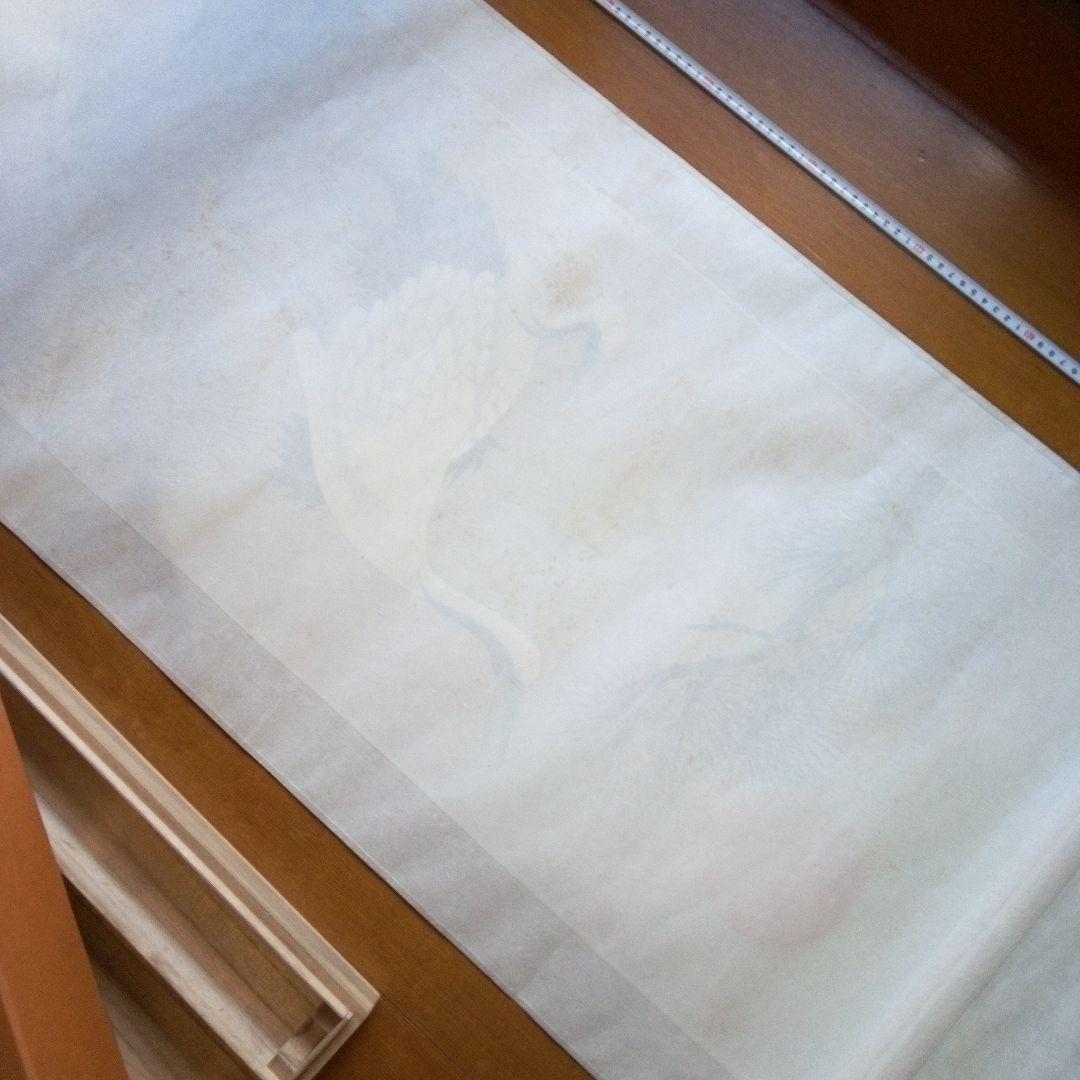 鶴　ツル　掛軸（かけじく）　掛け軸　床の間
