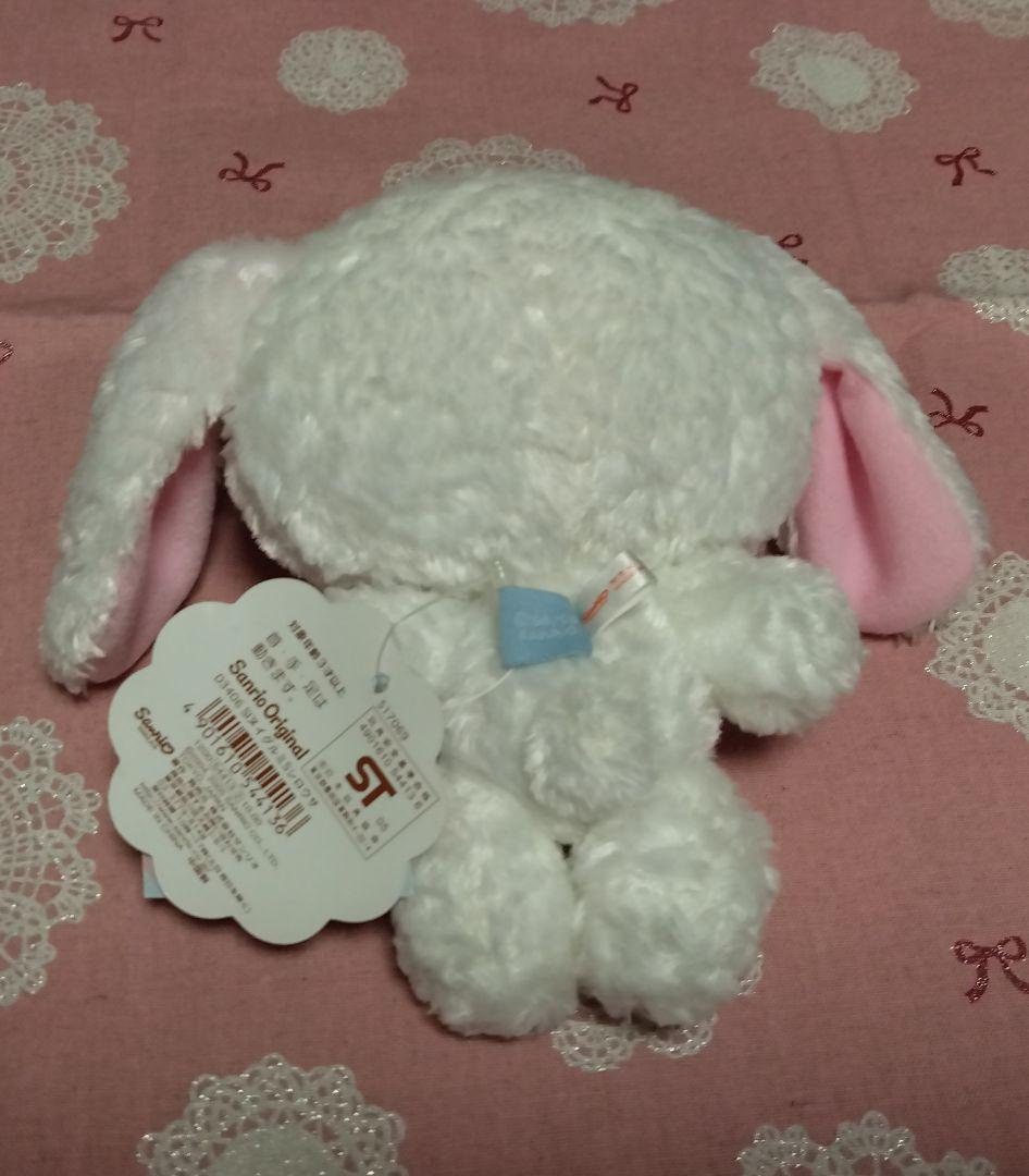 シュガーバニーズ　ぬいぐるみ　S　しろうさ　※タグ付き　当時物