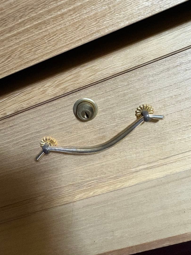 府中家具　木製　箪笥　タンス 引き出し付き　着物収納　アンティーク家具