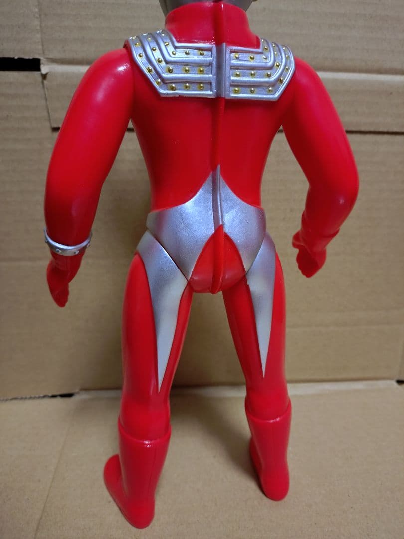 ブルマァク 復刻 マスク取れウルトラマンタロウ(シルバー) &大 セット ソフビ