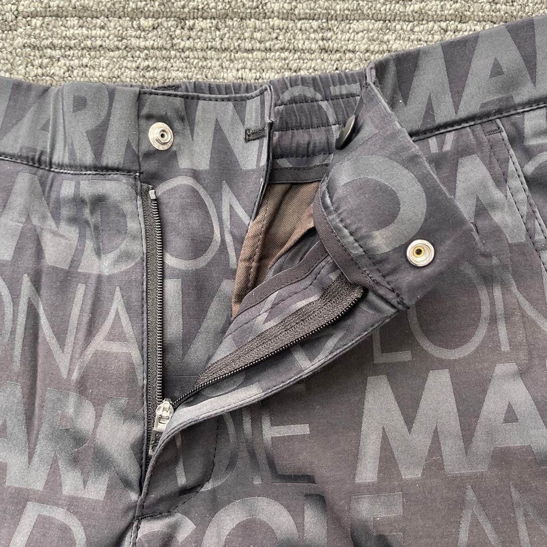 マークアンドロナ　ハーフパンツ　黒