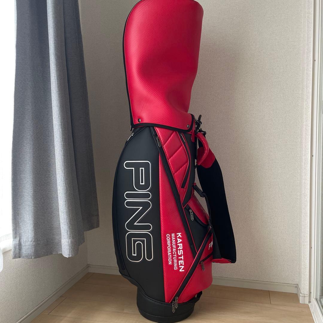 【美品】左利き用PING セット販売　ゴルフバッグ