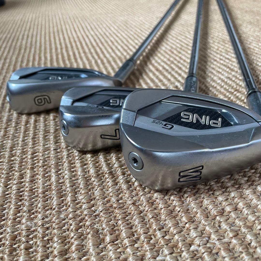 【美品】左利き用PING セット販売　ゴルフバッグ