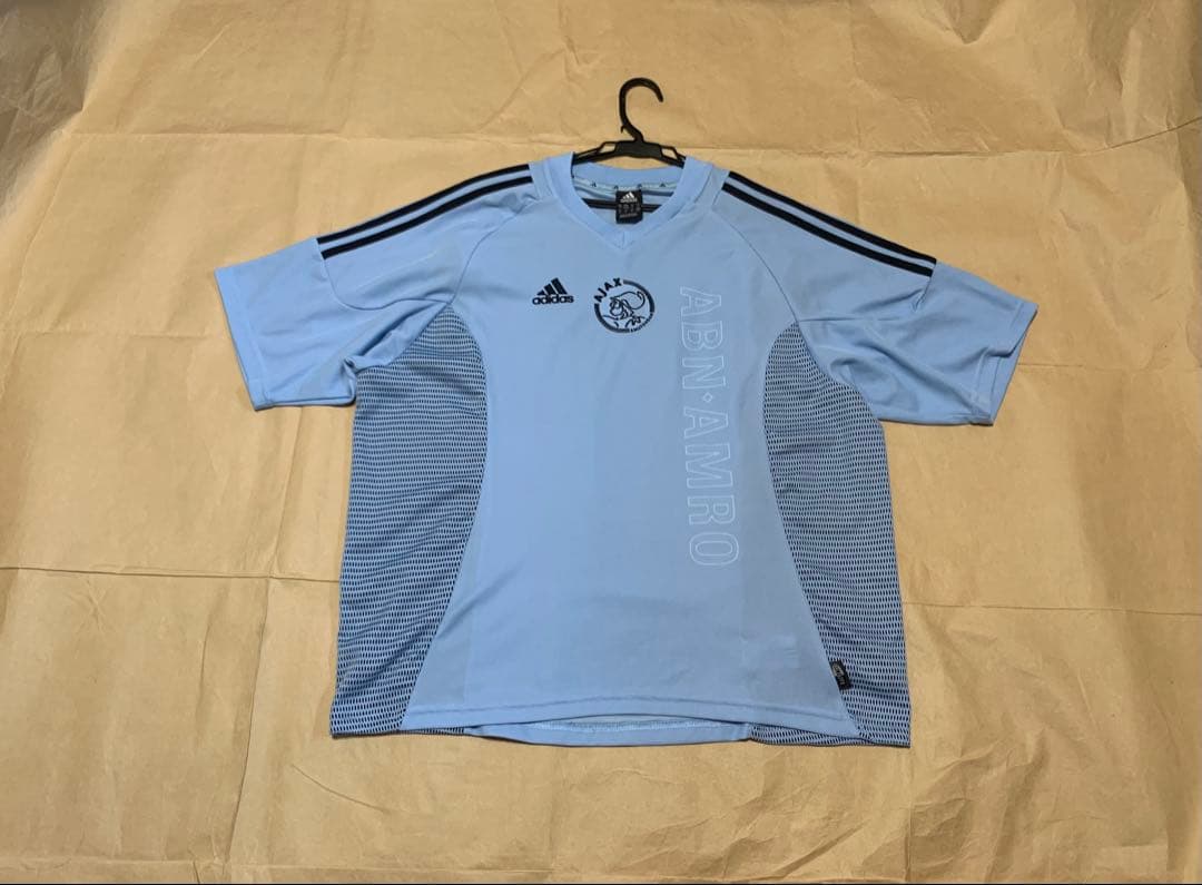 00s アヤックス トレーニングウェア ユニフォーム adidas 水色
