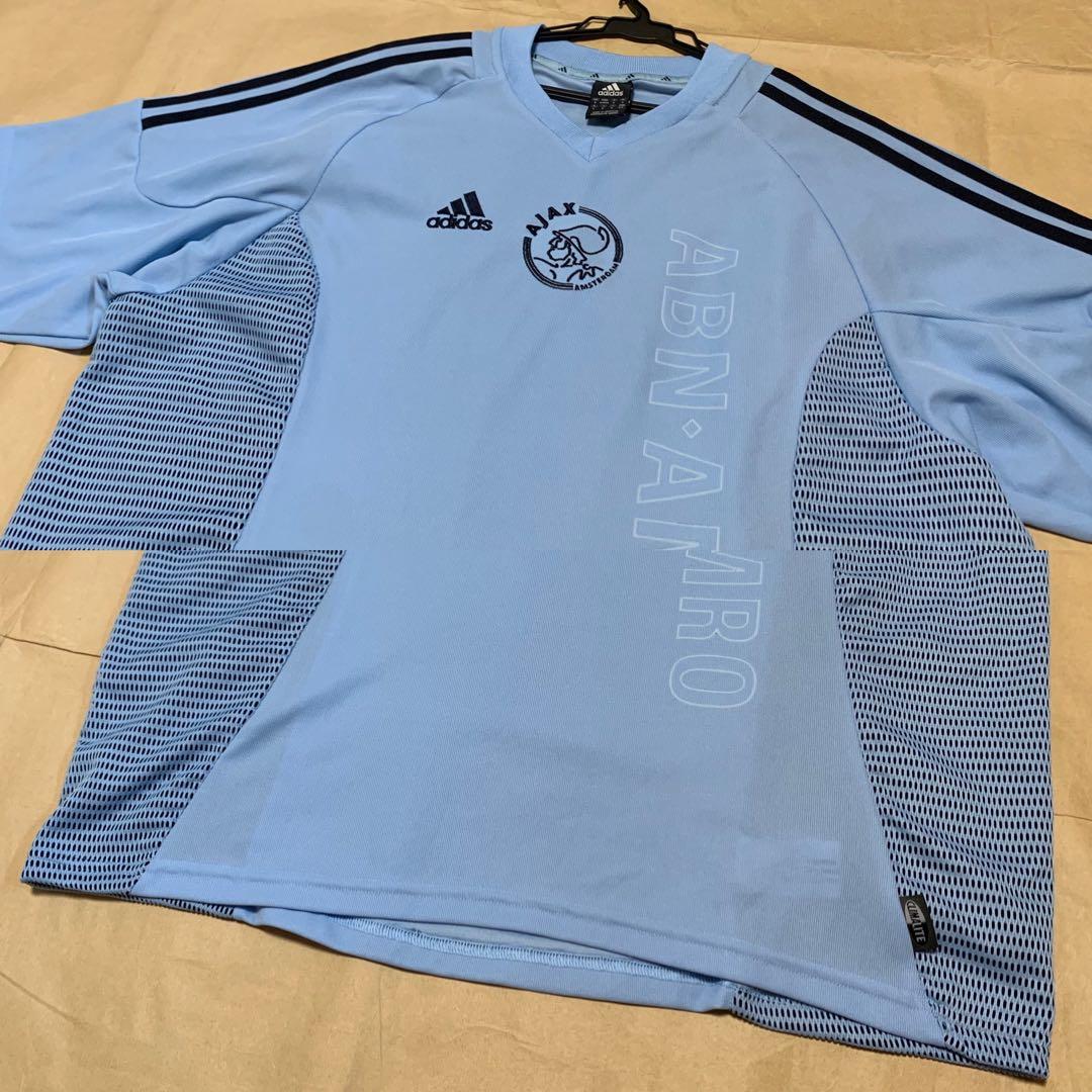 00s アヤックス トレーニングウェア ユニフォーム adidas 水色