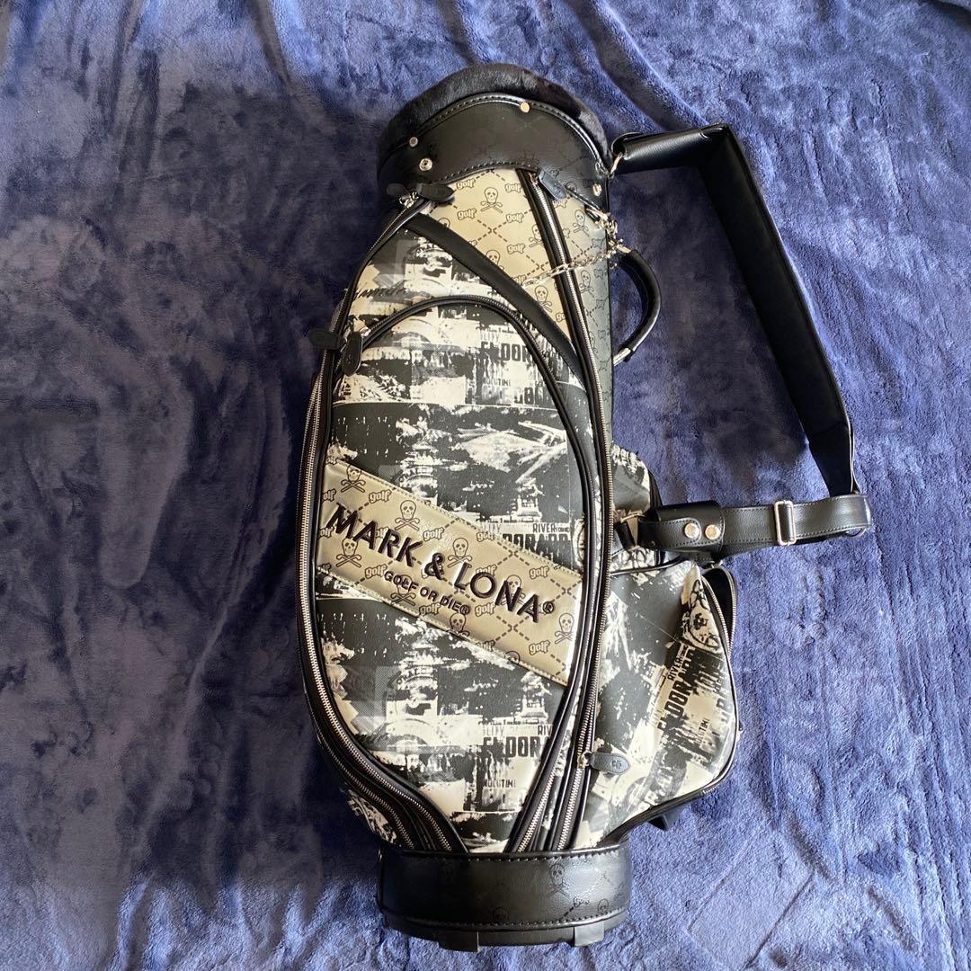 s*a様 MARK & LONA キャディバッグ シルバー