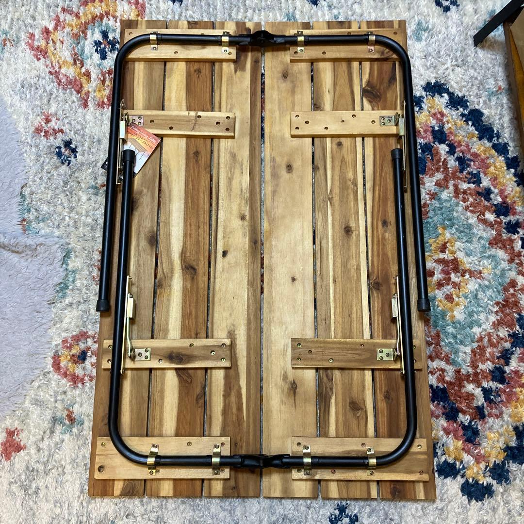 CAPTAIN STAG CS￼クラシックス FD リビングテーブル　折り畳み