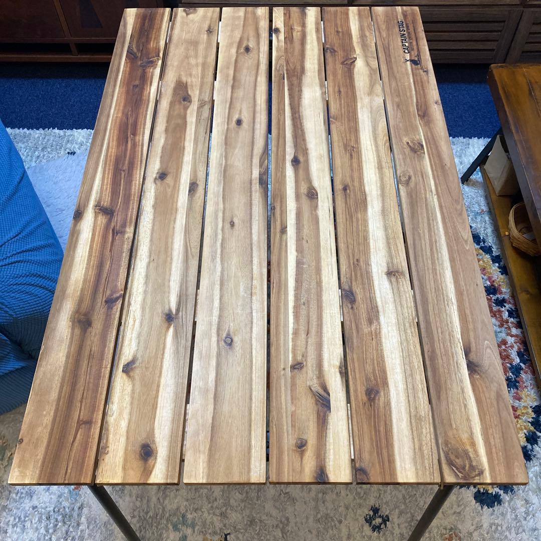 CAPTAIN STAG CS￼クラシックス FD リビングテーブル　折り畳み