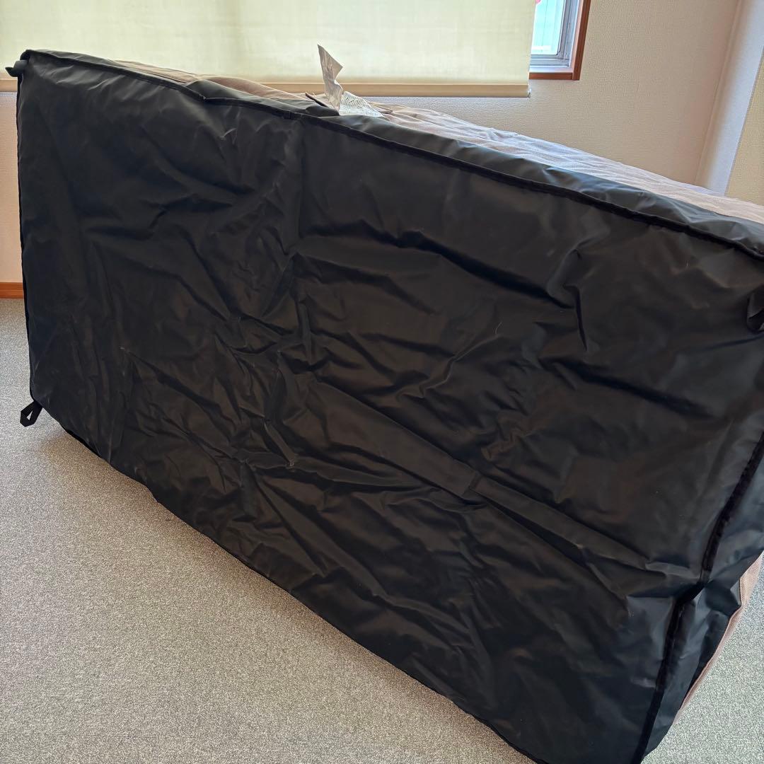 Coleman エアカウチ ダブル グレージュ 収納袋付 コールマン エアソファ