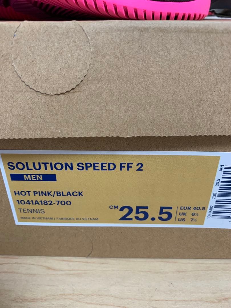 【新品・未使用品】asics SOLUTION SPEED テニスシューズ