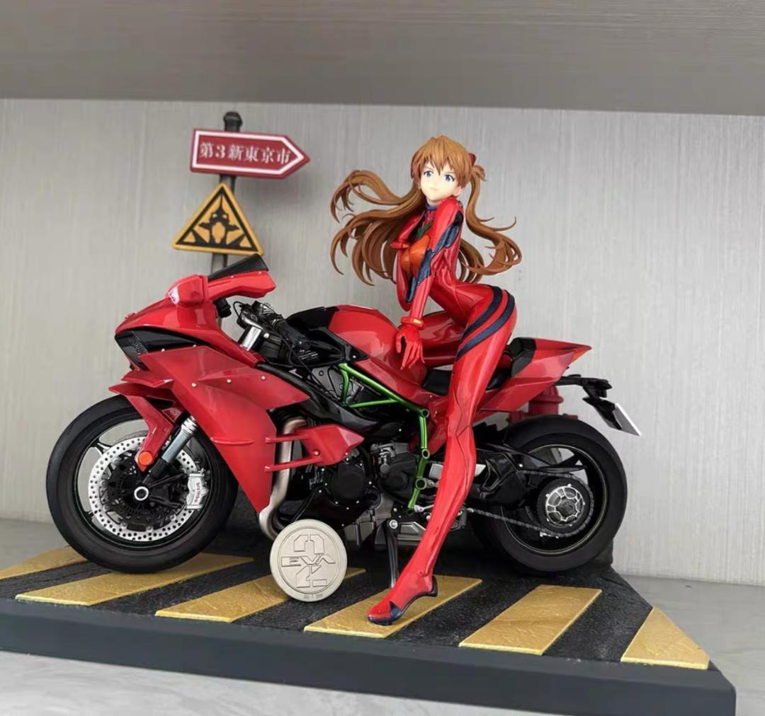 新世纪エヴァンゲリオン アスカ・ラングレー 樹脂 彫刻フィギュア 海外限定