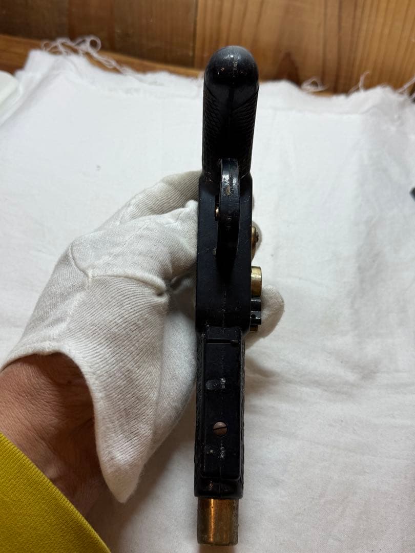 西郷隆盛像 置物 昭和レトロ 火縄銃 モデルガン 置物