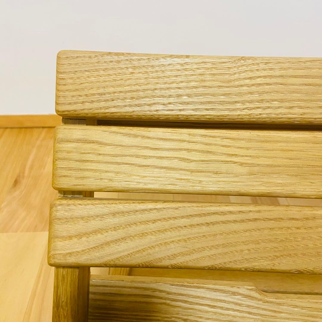 URIS あぐらチェア アウトドア木製ローチェア 2way 美品