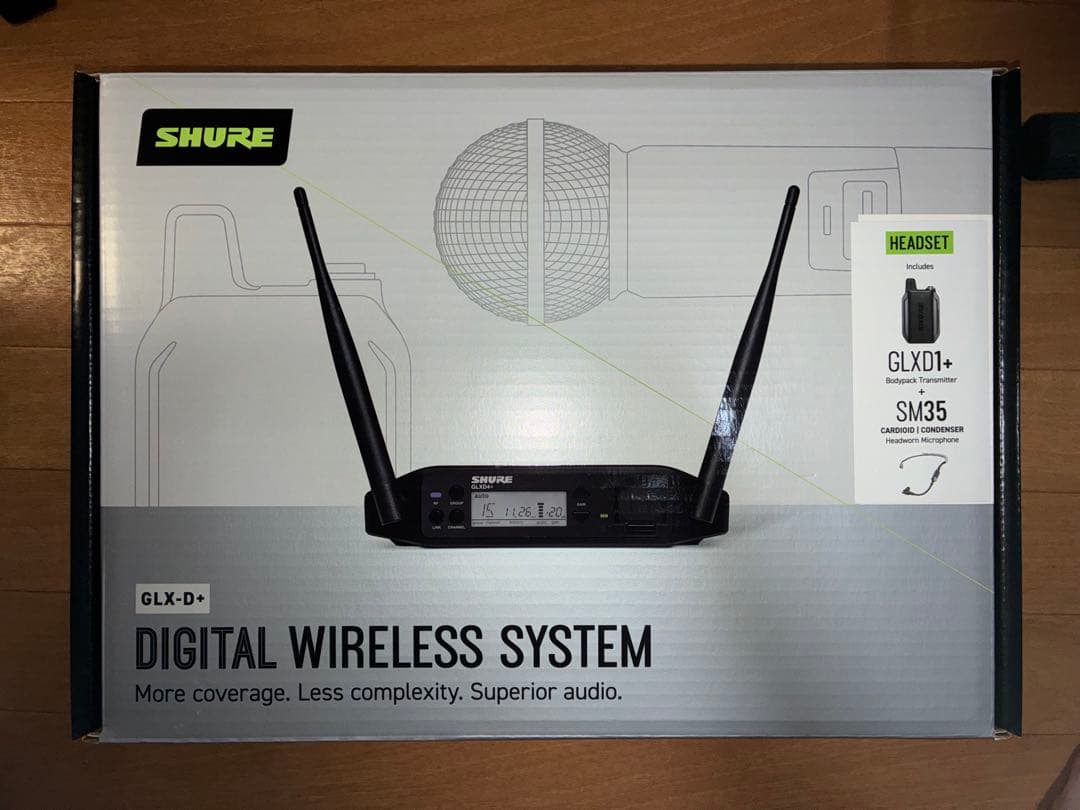 SHURE GLX-D14 SM35 ワイヤレスシステム(バラ売り可)