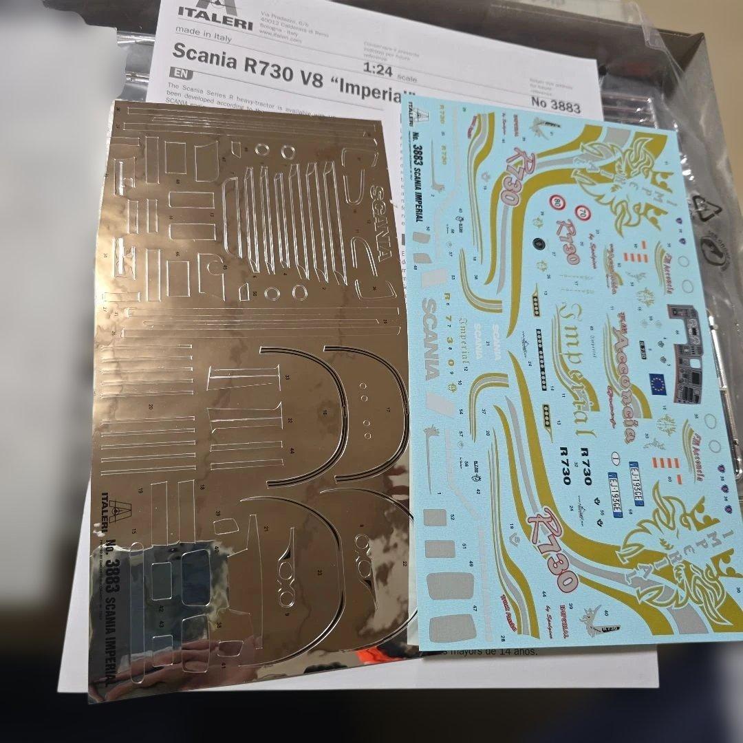 自動車 ITALERI ScaniaR730 V8 Toplins\"Imperial\"