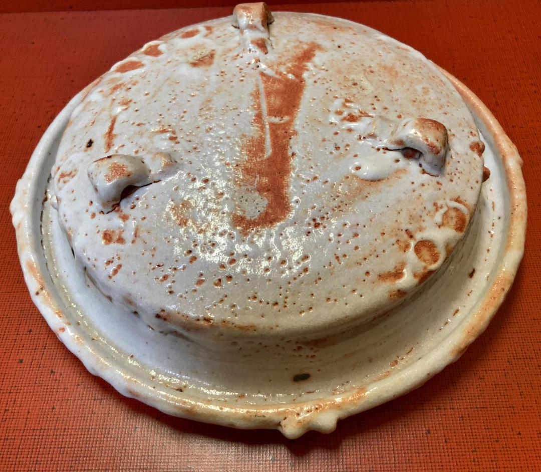 【値下げ】【未使用】 奥磯太覚 志野 鉢 【真作保証】