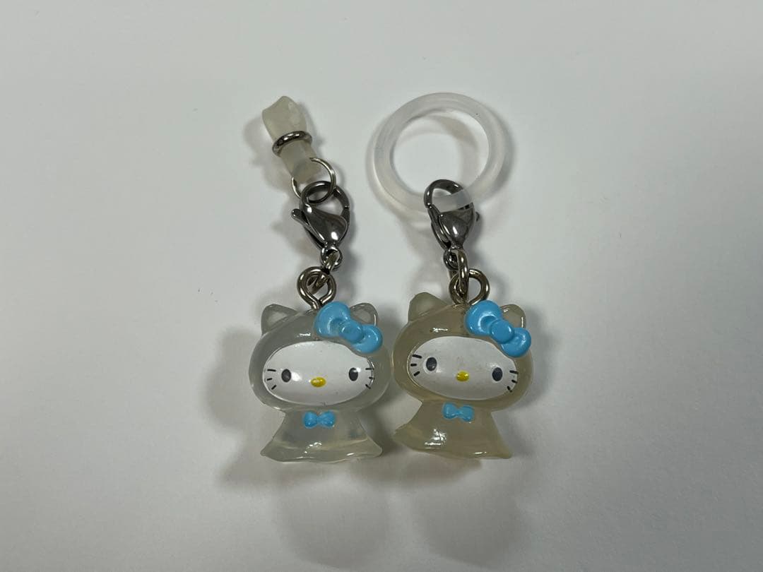 サンリオ めじるしアクセサリー 2 ハローキティ 8の字 ガチャ レインコート