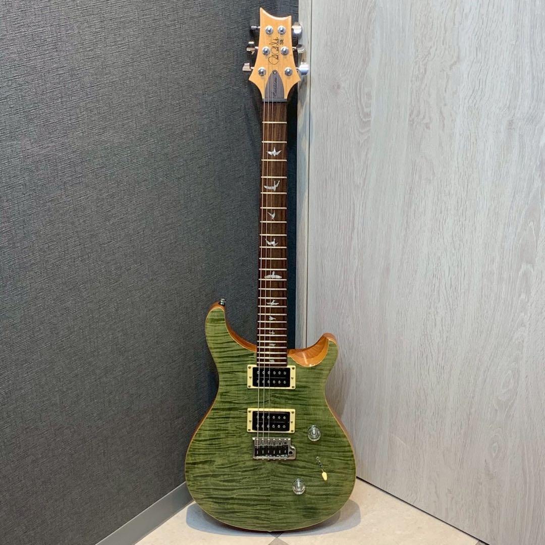 極美品 激杢 PRS custom24 SE グリーン ソフトケース付き