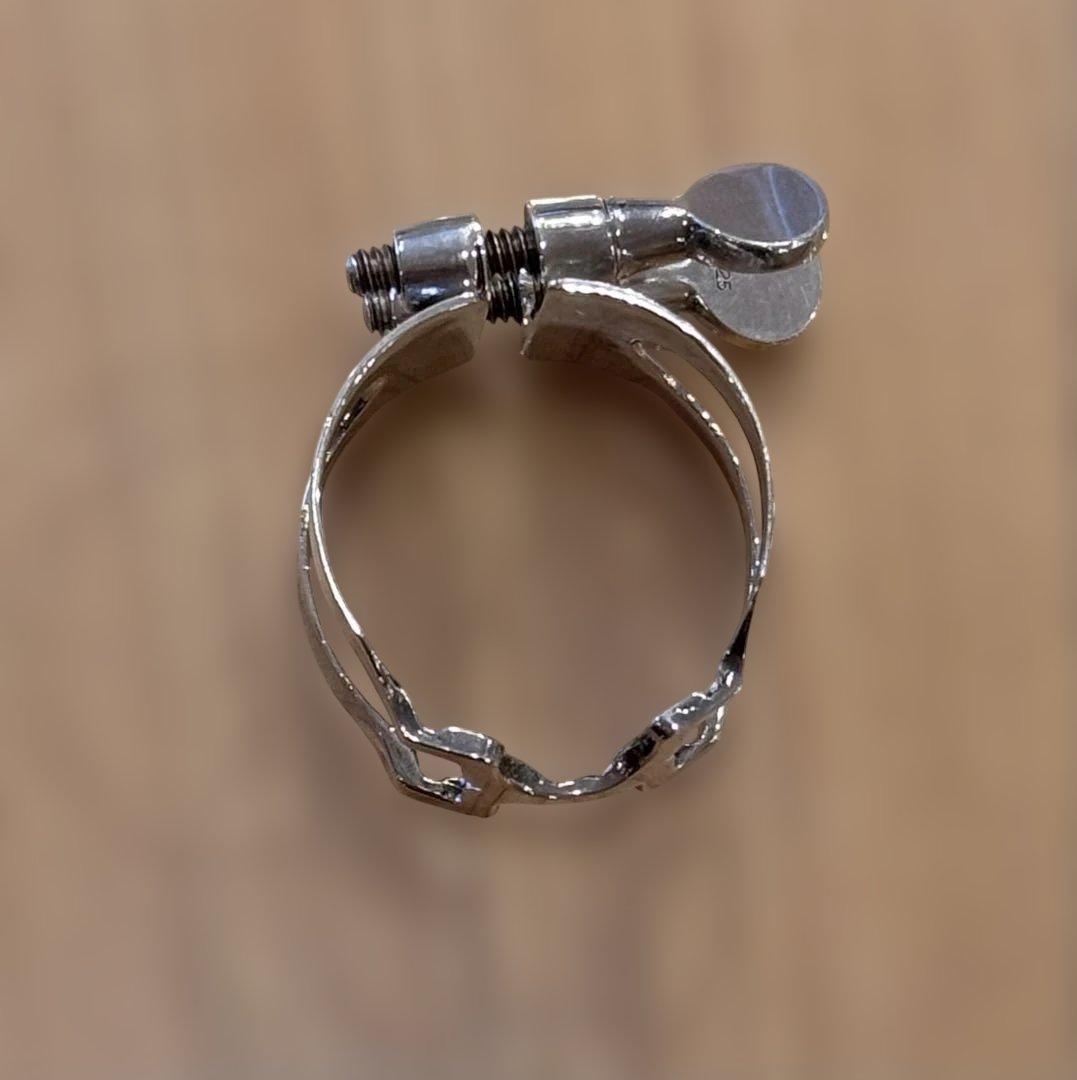 ハリソン　スターリングシルバー　アルトサックス リガチャー