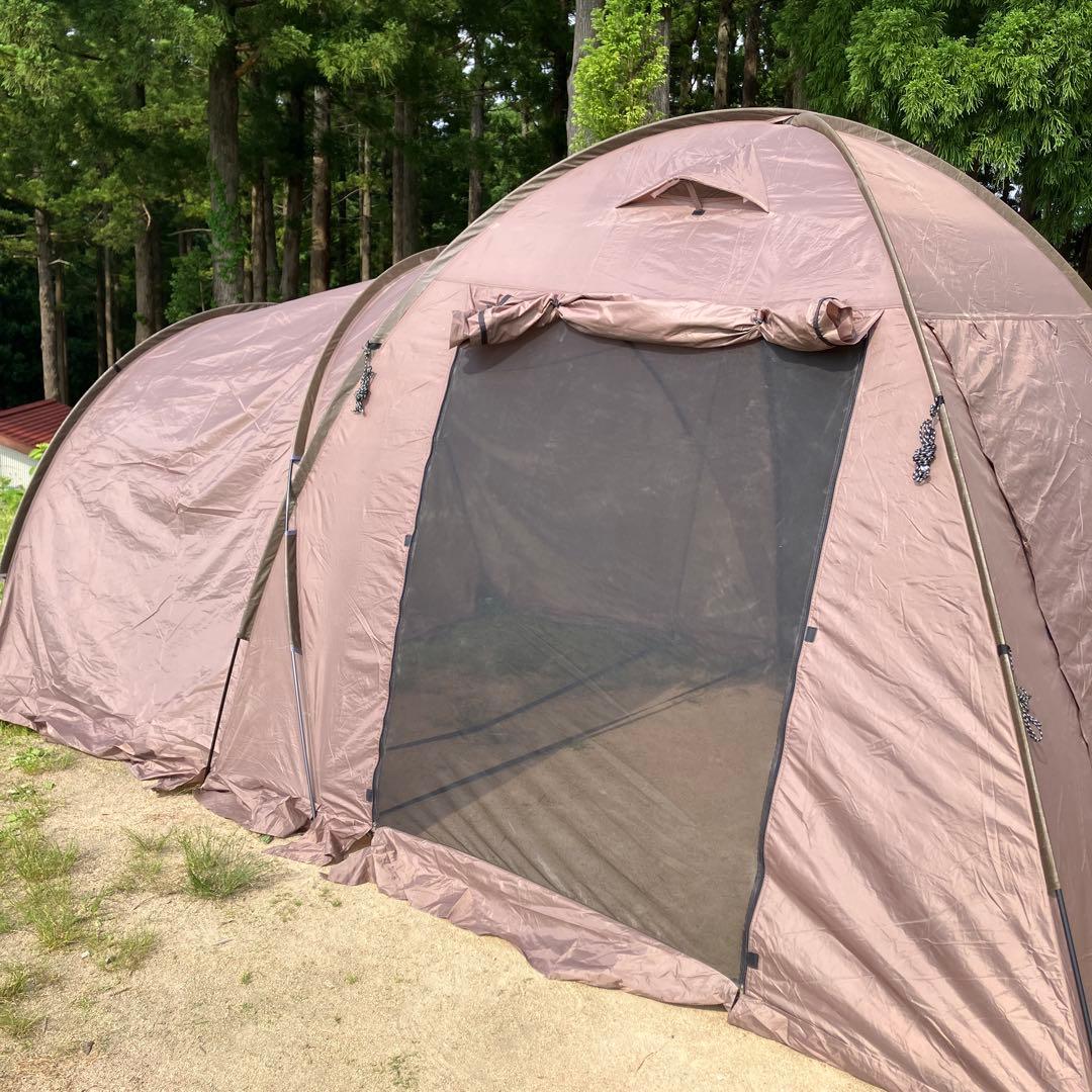 Hilanders アルミフレーム2ルームテント　スタートパッケージ　ブラウン