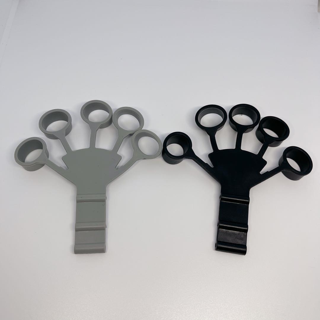 フィンガーパワー 2個セット 握力トレーニング 強度調節可能 パワーグリップ