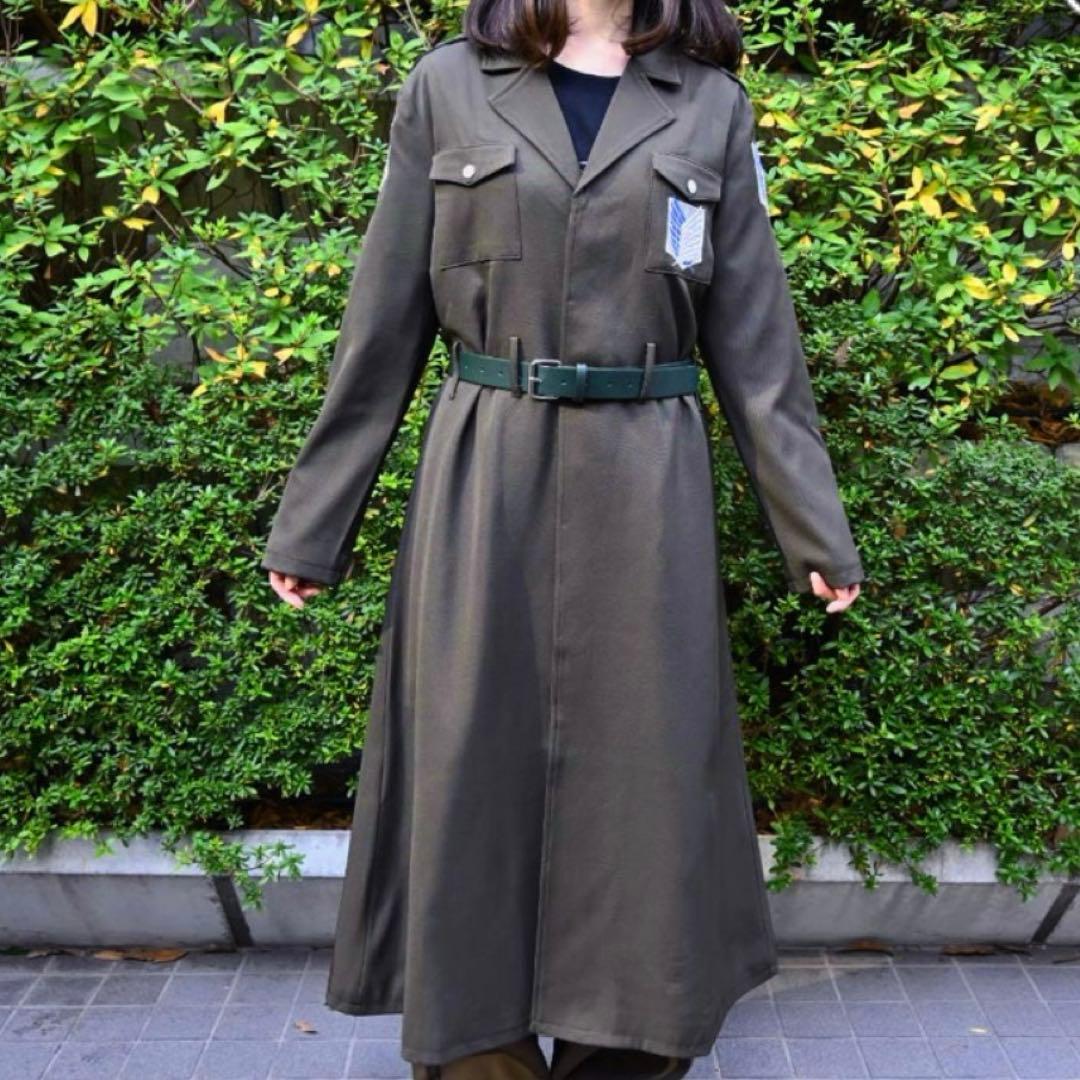 貴重 進撃の巨人 調査兵団コート アタックフェス 10周 attackfes M