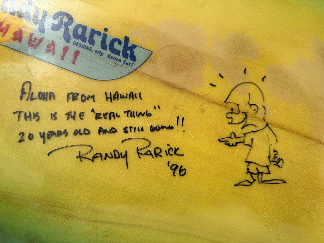 RandyRarickランディラリックサーフボード　ヴィンテージ　70年代