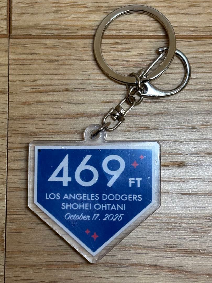 ⭐️大谷翔平⭐️NLCS伝説試合 非売品スコアシート＋一点限定496FTキーホルダー